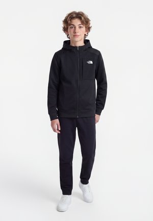 The North Face TEEN PERFORMANCE HOOOED UNISEX - Φούτερ με φερμουάρ - black