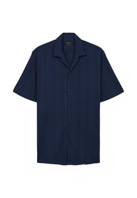 BOWLING OPERATO - Camicia - blu navy