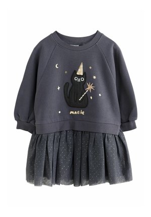 Next, LONG SLEEVE SWEAT MESH DRESS - Day dress - black cat