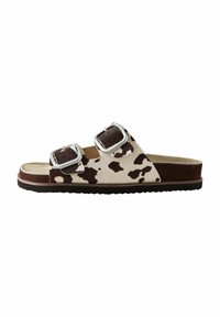 Platt slip-in - animal cow print leather