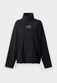 LONG-SLEEVED - Pulover din fleece - washed black