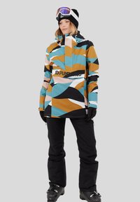 Fundango BIRCH LOGO ANORAK - Zimní bunda - okker