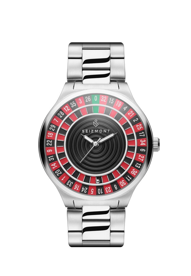 SEIZMONT ACE - Klokke - steel red