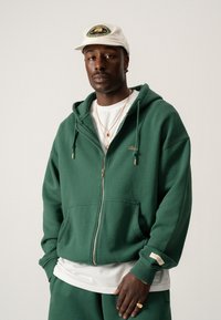 BLKVIS SCRIPT ZIP UNISEX - Sweat zippé - hunter green