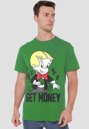 Cotton Soul RICHIE RICH GET MONEY - Print T-shirt - green