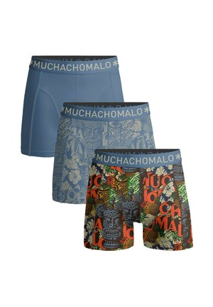 MUCHACHOMALO 3-PACK PRINT SOLID - Kurze Boxershorts - print print blue