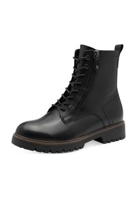 Tamaris ELEGANTE - Botines con plataforma - black leather