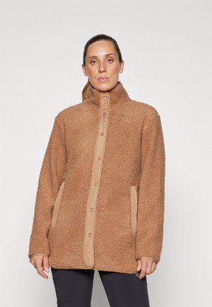 CMP WOMAN LONG JACKET - Fleecejas - malto