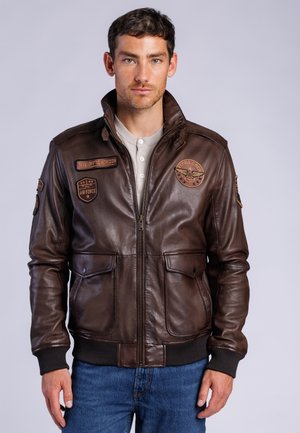 Freaky Nation, FREAKY NATION BLOUSON STORM PILOT-FN - Chaquetas bomber - dark chocolate