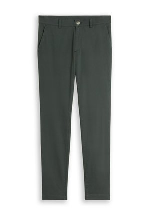 TOM TAILOR, SLIM CHINO - Chino - darkest olive