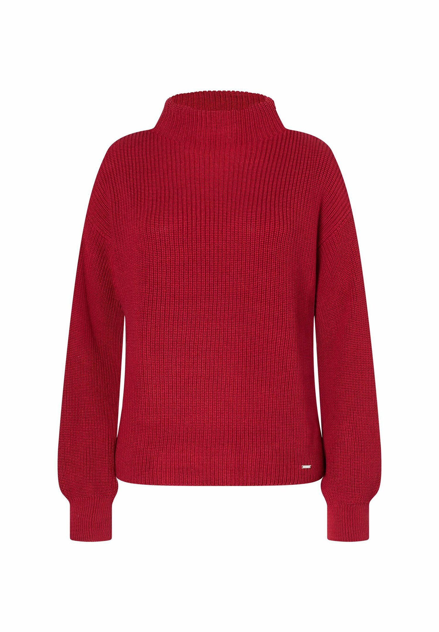 Strickpullover Hilfiger Pulli Rot Crew Neck Roter Tommy Hilfiger