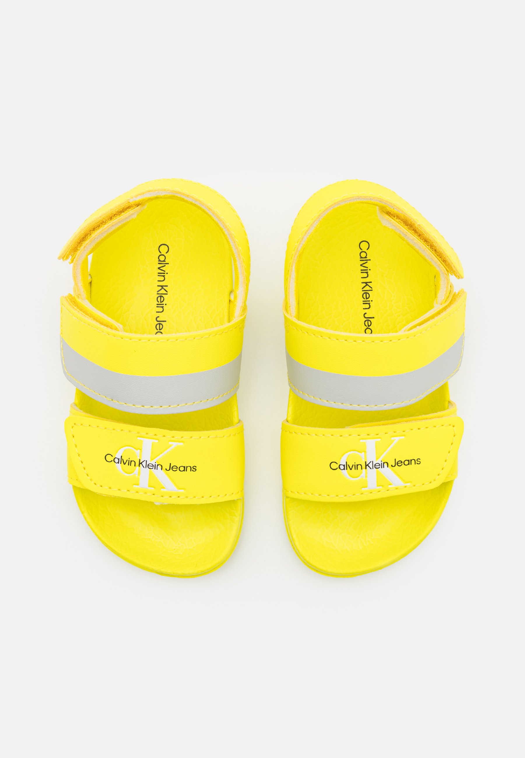 Calvin Klein Jeans UNISEX - Sandalias - yellow/beige/amarillo - Zalando.es