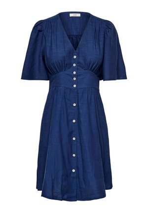 JDY, KLEID JDYNORA KURZES KLEID - Skjortekjole - medieval blue