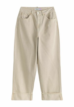 HOURGLASS MID RISE TURN UP - Jeans Relaxed Fit - stone