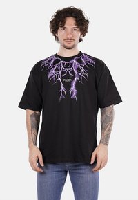 T-shirt con stampa - nero