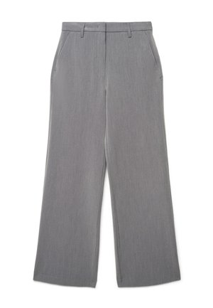 Calliope, PANTALONE LUNGO TINTA UNITA - Pantaloni - grigio fumo melange