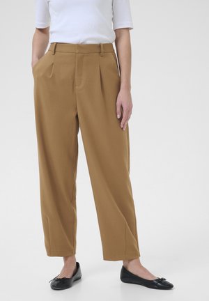 MERLE SUITING - Broek - toasted coconut