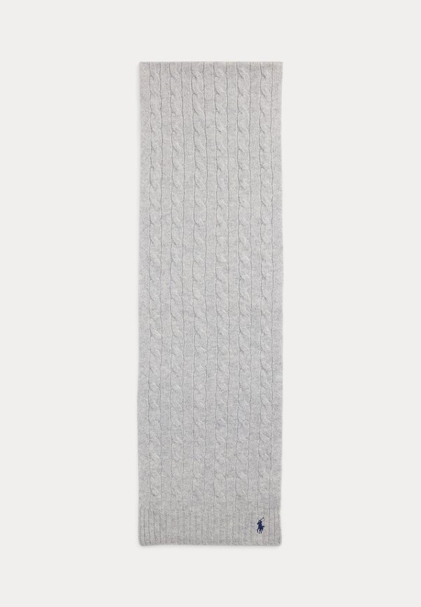 CABLE KNIT WOOL CASHMERE SCARF - Scarf2