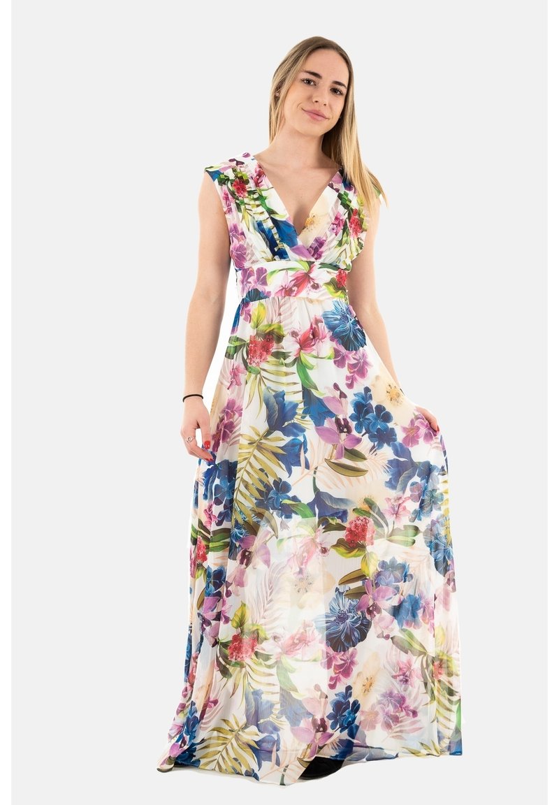 Guess W3GK60 Robe longue bleu ZALANDO.BE