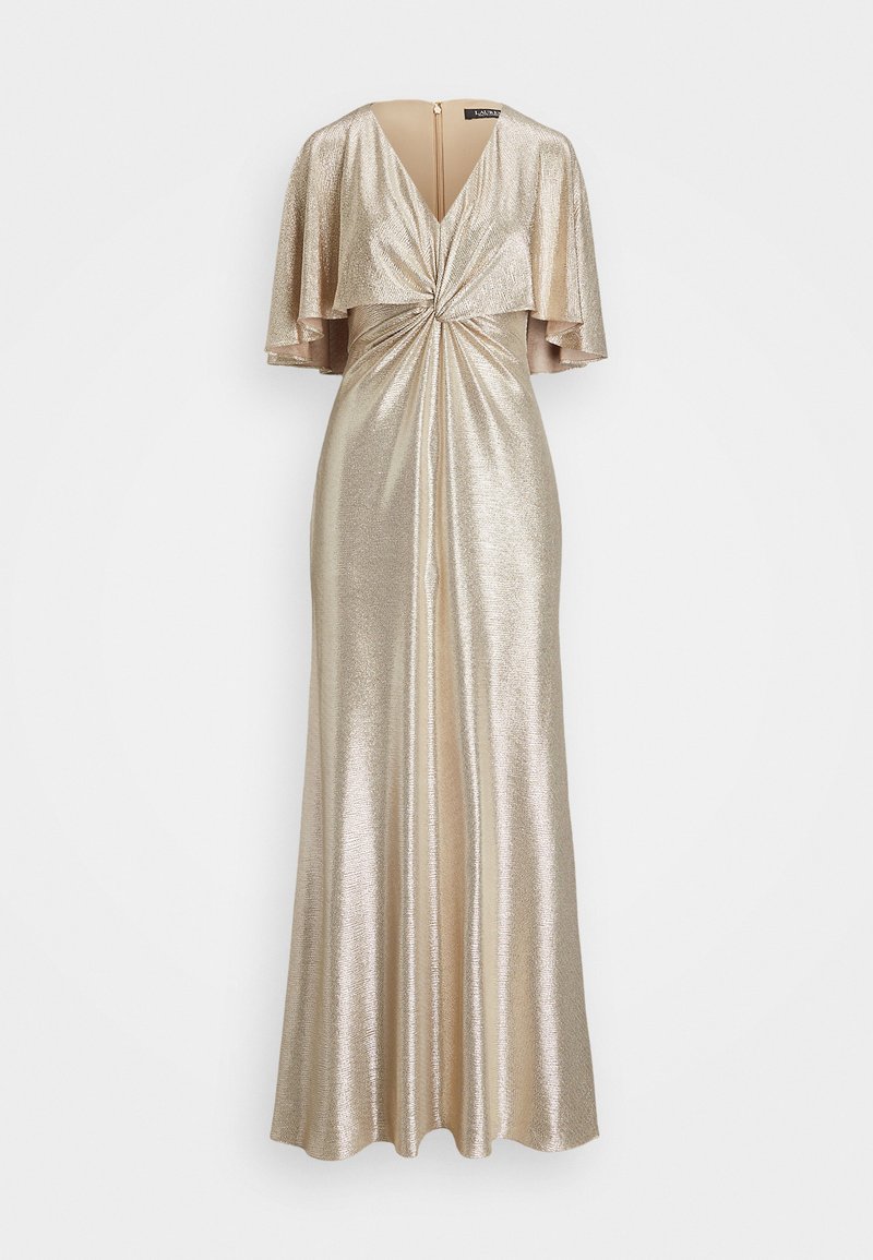 Metallic Foil Cowl Neck Jumpsuit | Boohoo A