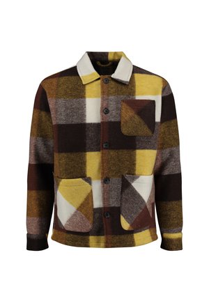 CARNO CHECKS - Summer jacket - mud brown