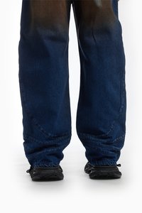 FAVELA CUTLINE UNISEX - Loose-jeans - dark blue