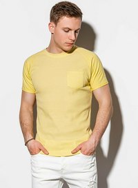 Ombre PLAIN S1182 - T-shirt basique - yellow