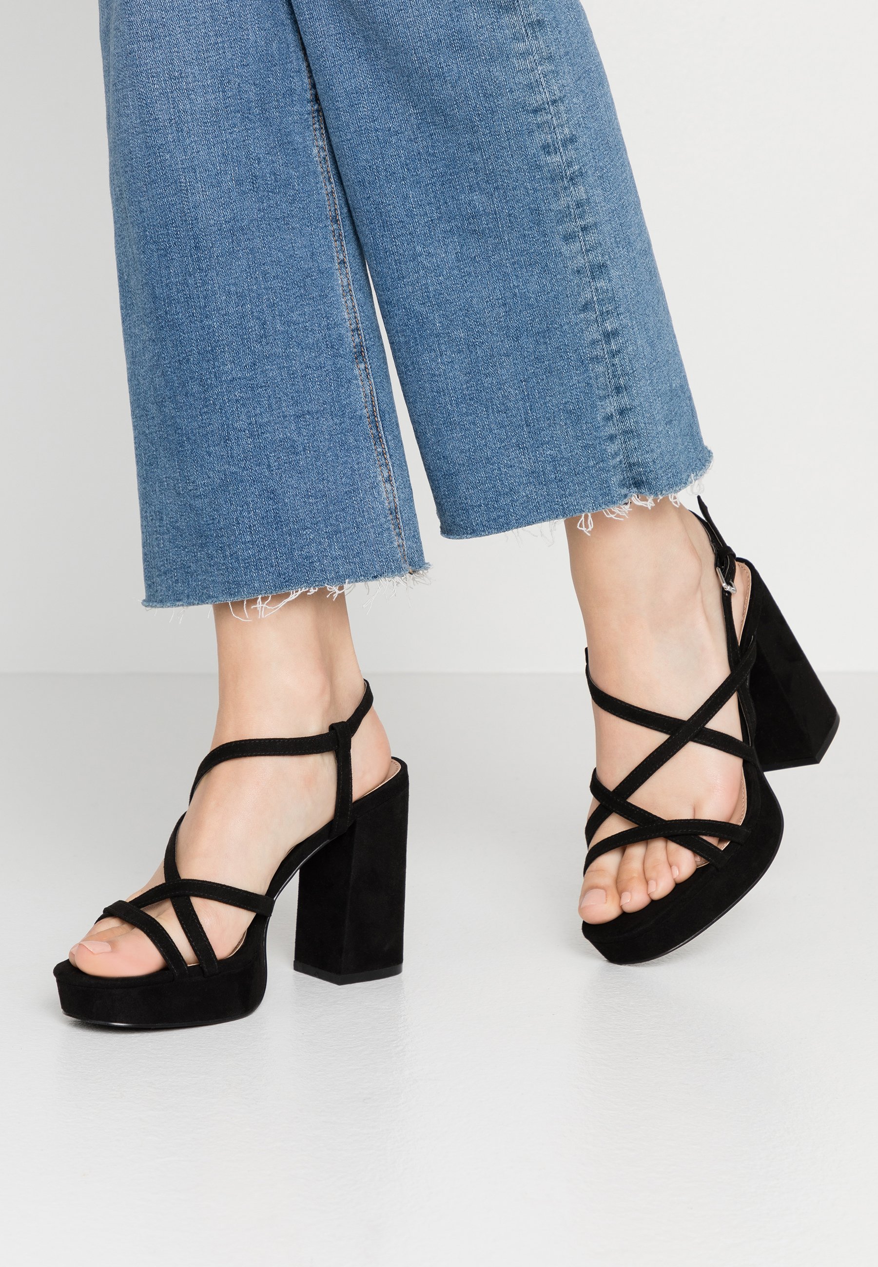 ONLAERIN HEELED CROSSOVER Sandaletter black ONLAERIN HEELED CROSSOVER Sandaletter black