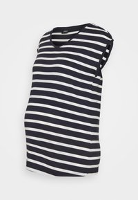 ONLY MATERNITY Triko s potiskem - dark blue