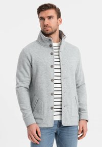 Ombre CASUAL - Felpa con zip - grey melange