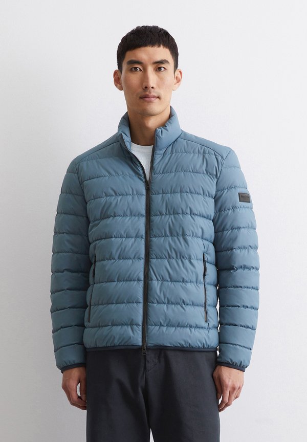 STAND-UP COLLAR ZIP POCK ELASTIC BINDING SLEEVE BADGE - Winter jacket - storm