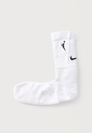 Nike Performance WNBA UNICORN CREW SOCKS WHITE UNISEX - Sportsstrømper - white/black