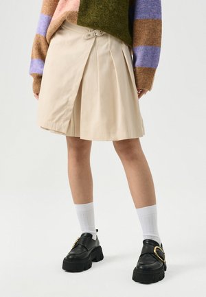 Jupe trapèze - beige