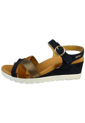 Wedge sandals - navy