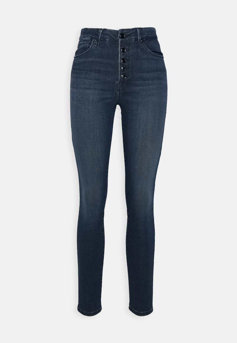 Good American Jeans Skinny Fit donkerblauw denim