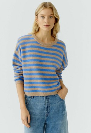 Pullover - camel blue
