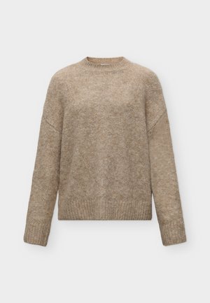 VILA, VIBOWS - Pullover - dark natural melange