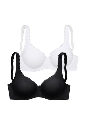 Bügel BH - weiß/schwarz