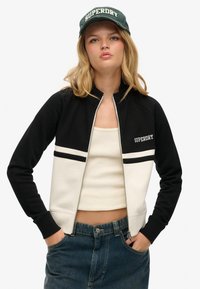 Superdry & Co Sweater met rits - black