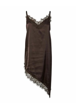 Pieces, Mini PCNOMI SATIN LACE - Hverdagskjole - hot fudge