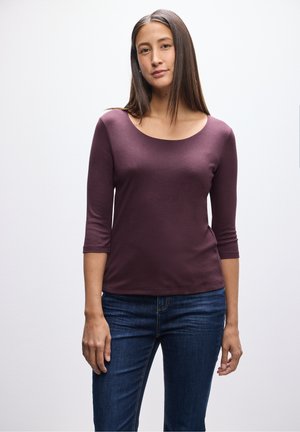 BASIC MIT 3/4  - Langarmshirt - jazz berry