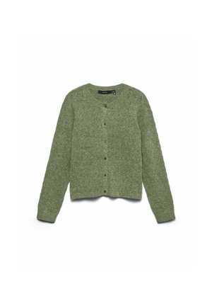 Vero Moda, VMDOFFY STITCH LS O-NECK CARDIGAN NOOS - Gilet - oil green
