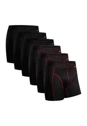 6-PACK SPORTS TRUNKS - Boxer briefs - black/red