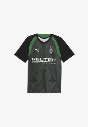 Puma, BORRUSIA MÖNCHENGLADBACH TRAINING JERSEY IND UNISEX - Squadra - black- white