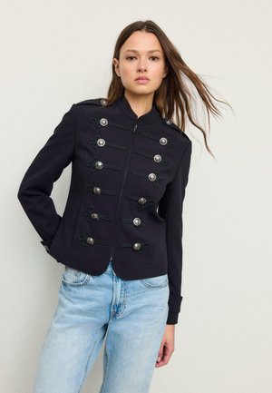 ENGRAVED BUTTON  - Blazer - black