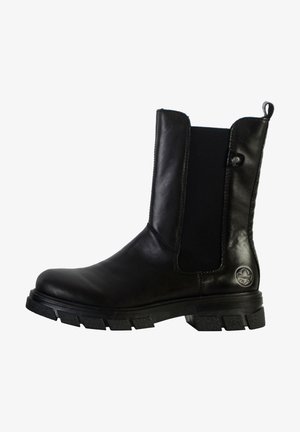 Rieker Plateaustøvletter - noir