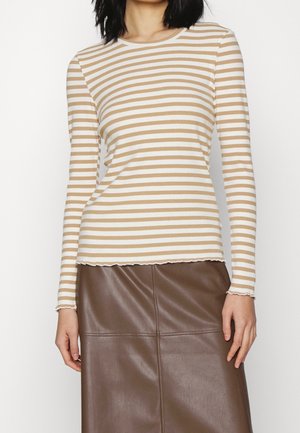 Langarmshirt - beige