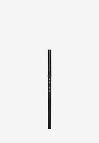 Crayon eyeliner noir rétractable avec une finition matte lisse ; présente un texte blanc étiquetant la marque sur le côté pour une identification facile.