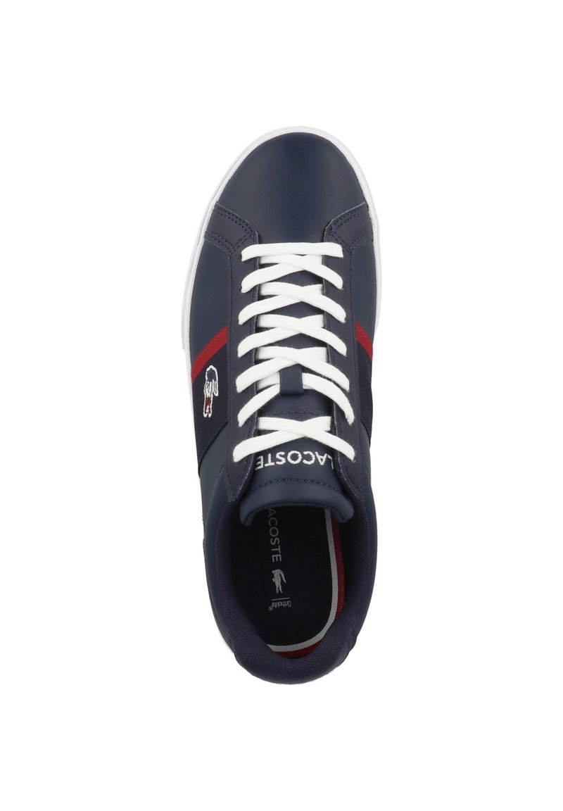 lacoste lerond white navy