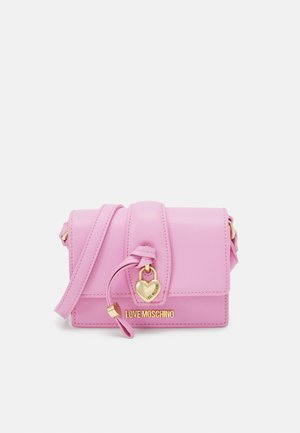 HEART LOGO - Across body bag - lilla